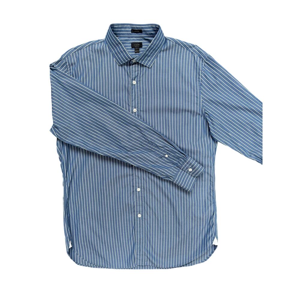 J.Crew Ludlow 120s 2-Ply Premium Fine Cotton Dress Shirt, Size L